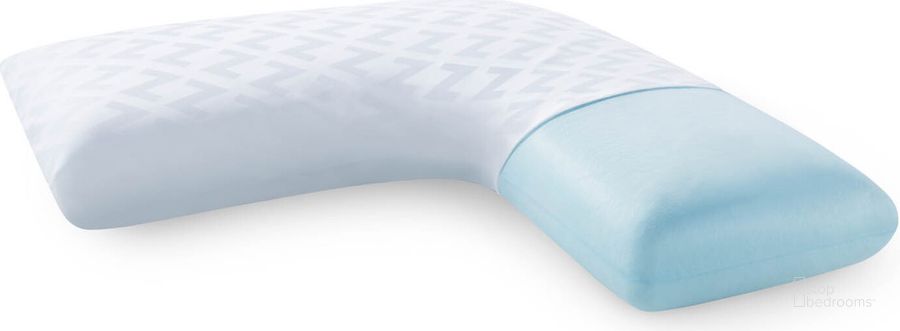 The appearance of Z Gel Memory Foam L-shape Pillow designed by Malouf in the modern / contemporary interior design. This white piece of furniture  was selected by 1StopBedrooms from  to add a touch of cosiness and style into your home. Sku: ZZ00LLGF. Product Type: Pillow. Image1