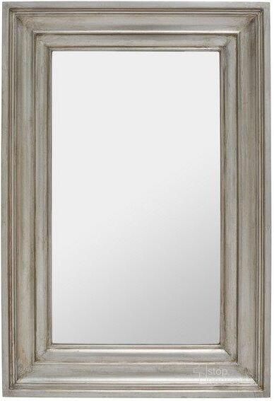 The appearance of Zachary Small Rectangular Wall Mirror In Antique Silver designed by Safavieh Couture in the traditional interior design. This antique silver piece of furniture  was selected by 1StopBedrooms from Zachary Collection to add a touch of cosiness and style into your home. Sku: CMI2006B. Material: Glass. Product Type: Wall Mirror. Image1