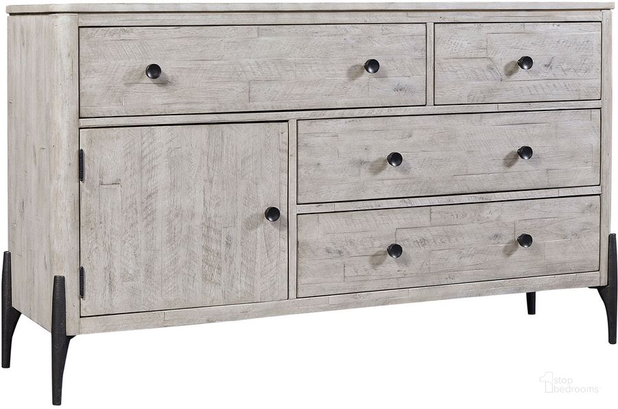 The appearance of Zane Dresser In Grey designed by Aspenhome in the modern / contemporary interior design. This grey piece of furniture  was selected by 1StopBedrooms from Zane Collection to add a touch of cosiness and style into your home. Sku: I256-454. Material: Wood. Product Type: Dresser. Image1