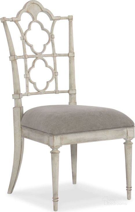 The appearance of Arabella White Side Dining Chair Set of 2 designed by Hooker in the traditional interior design. This gray piece of furniture  was selected by 1StopBedrooms from Arabella Collection to add a touch of cosiness and style into your home. Sku: 1610-75510-WH. Material: Wood. Product Type: Side Chair.
