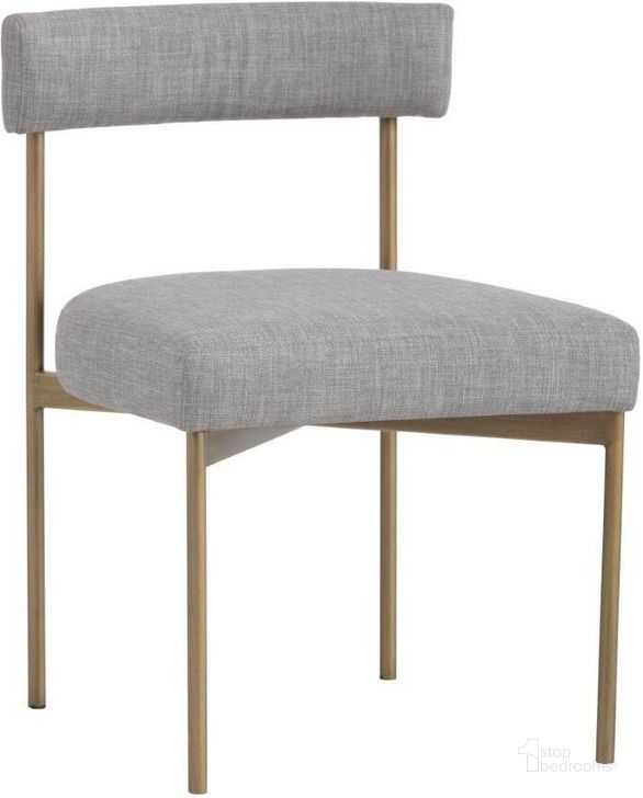 The appearance of Zenn Arena Cement Seneca Dining Chair Set of 2 designed by Sunpan in the modern / contemporary interior design. This gray piece of furniture  was selected by 1StopBedrooms from Zenn Collection to add a touch of cosiness and style into your home. Sku: 103362. Material: Fabric. Product Type: Dining Chair. Image1