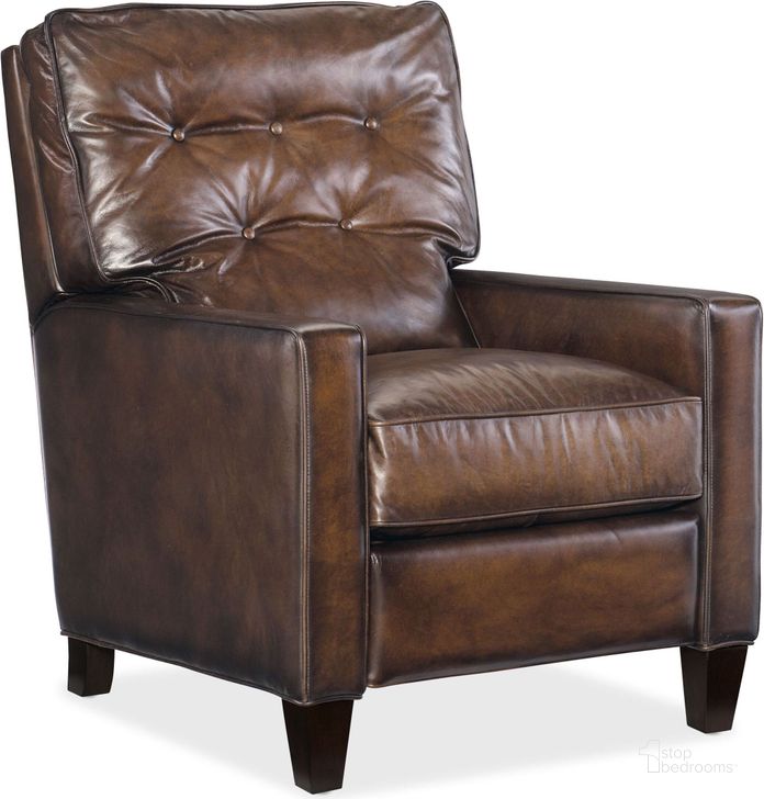The appearance of Barnes Ludlow Leather Recliner designed by Hooker in the traditional interior design. This brown piece of furniture  was selected by 1StopBedrooms from Barnes Collection to add a touch of cosiness and style into your home. Sku: RC274-086. Material: Leather. Product Type: Recliner. Image1