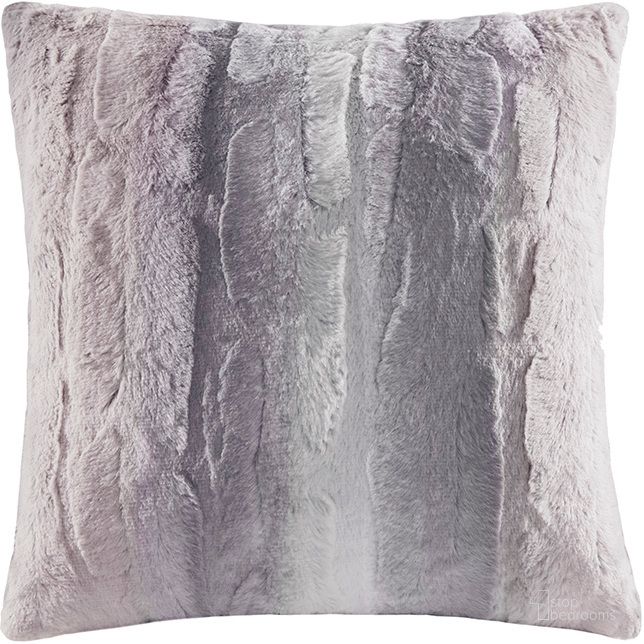 The appearance of Zuri Polyester Faux Tip Dyed Brushed Long Fur Pillow With Knife Edge In Blush/Grey designed by Olliix in the transitional interior design. This blush/grey piece of furniture  was selected by 1StopBedrooms from Zuri Collection to add a touch of cosiness and style into your home. Sku: MP30-6236. Material: Polyester. Product Type: Pillow. Image1