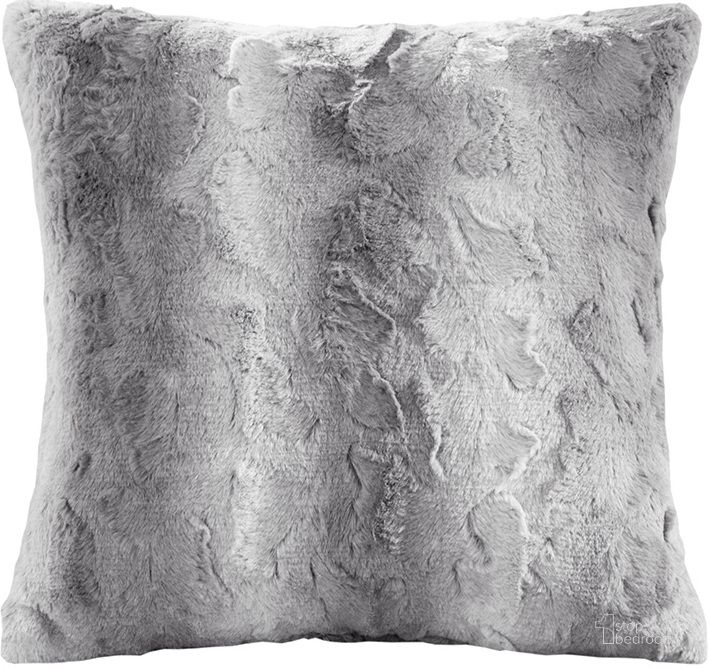 The appearance of Zuri Polyester Faux Tip Dyed Brushed Long Fur Pillow With Knife Edge In Grey designed by Olliix in the transitional interior design. This grey piece of furniture  was selected by 1StopBedrooms from Zuri Collection to add a touch of cosiness and style into your home. Sku: MP30-2831. Material: Polyester. Product Type: Pillow. Image1