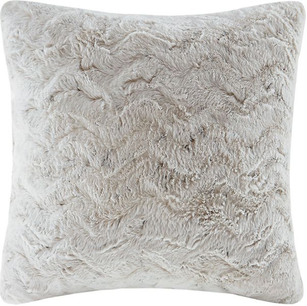 The appearance of Zuri Polyester Faux Tip Dyed Brushed Long Fur Pillow With Knife Edge In Snow Leopard designed by Olliix in the transitional interior design. This snow leopard piece of furniture  was selected by 1StopBedrooms from Zuri Collection to add a touch of cosiness and style into your home. Sku: MP30-6234. Material: Polyester. Product Type: Pillow. Image1