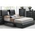 Kofi Black Upholstered Platform Storage Bedroom Set By ACME | 1StopBedrooms