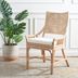 Donatella Natural White Wash Rattan Chair By Safavieh | 1StopBedrooms