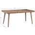Safavieh Home Nonie Modern Chocolate Accent Table | Meses Sin Interés