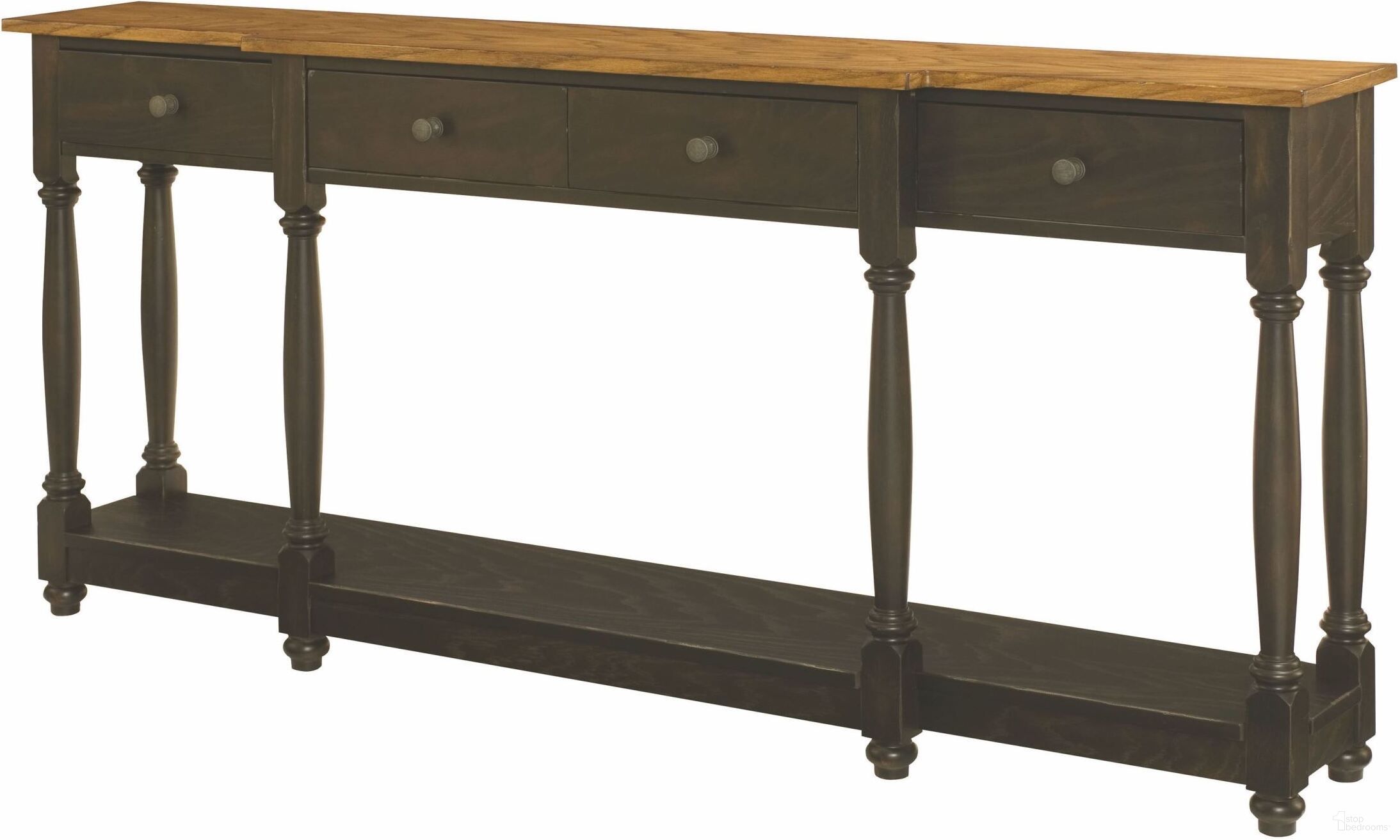 The appearance of Hidden Treasures Drawer Console designed by Hammary in the traditional interior design. This brown piece of furniture was selected by 1StopBedrooms from Hidden Treasures Collection to add a touch of cosiness and style into your home. Sku: 090-640. Material: Wood.