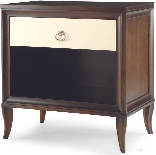 The appearance of 1 Drawer Nightstand In Tribeca and Cream designed by Century Furniture in the transitional interior design. This tribeca and cream piece of furniture  was selected by 1StopBedrooms from Tribeca Collection to add a touch of cosiness and style into your home. Sku: 33C-224. Material: Maple.