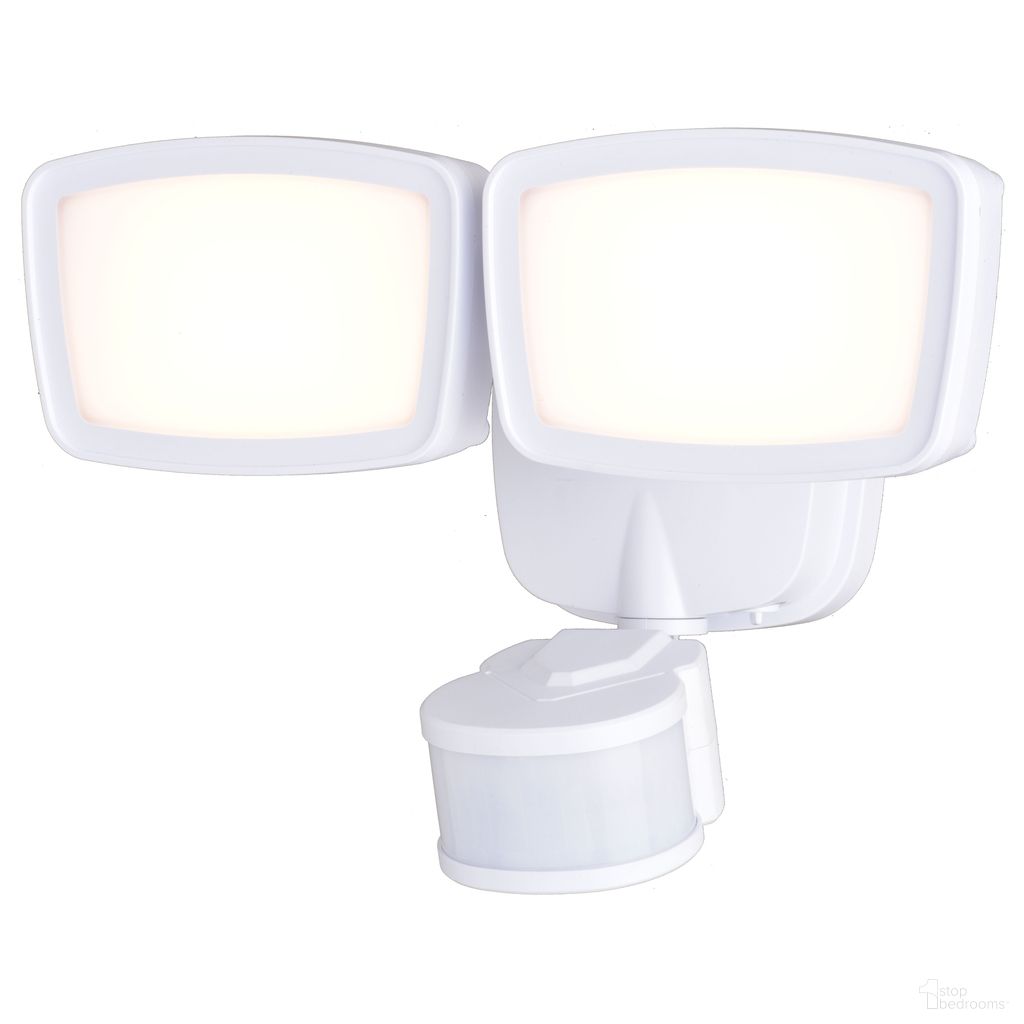 The appearance of 10.75 Inch 2L LED CCT Adj. Outdoor Motion Security Flood Light 240 Deg. In White designed by Vaxcel in the transitional interior design. This white piece of furniture was selected by 1StopBedrooms from Outdoor Security Collection to add a touch of cosiness and style into your home. Sku: T0700. Material: Plastic.