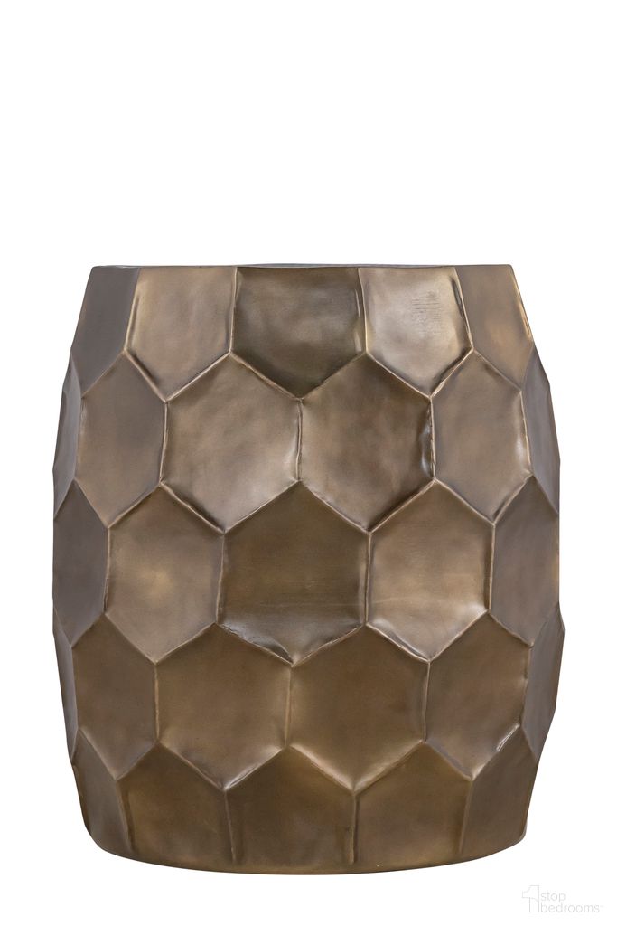 The appearance of 101 End Table In Gold designed by Galaxy Home Furnishings in the modern / contemporary interior design. This gold piece of furniture  was selected by 1StopBedrooms from 101 Collection to add a touch of cosiness and style into your home. Sku: 601955556354. Material: Metal.