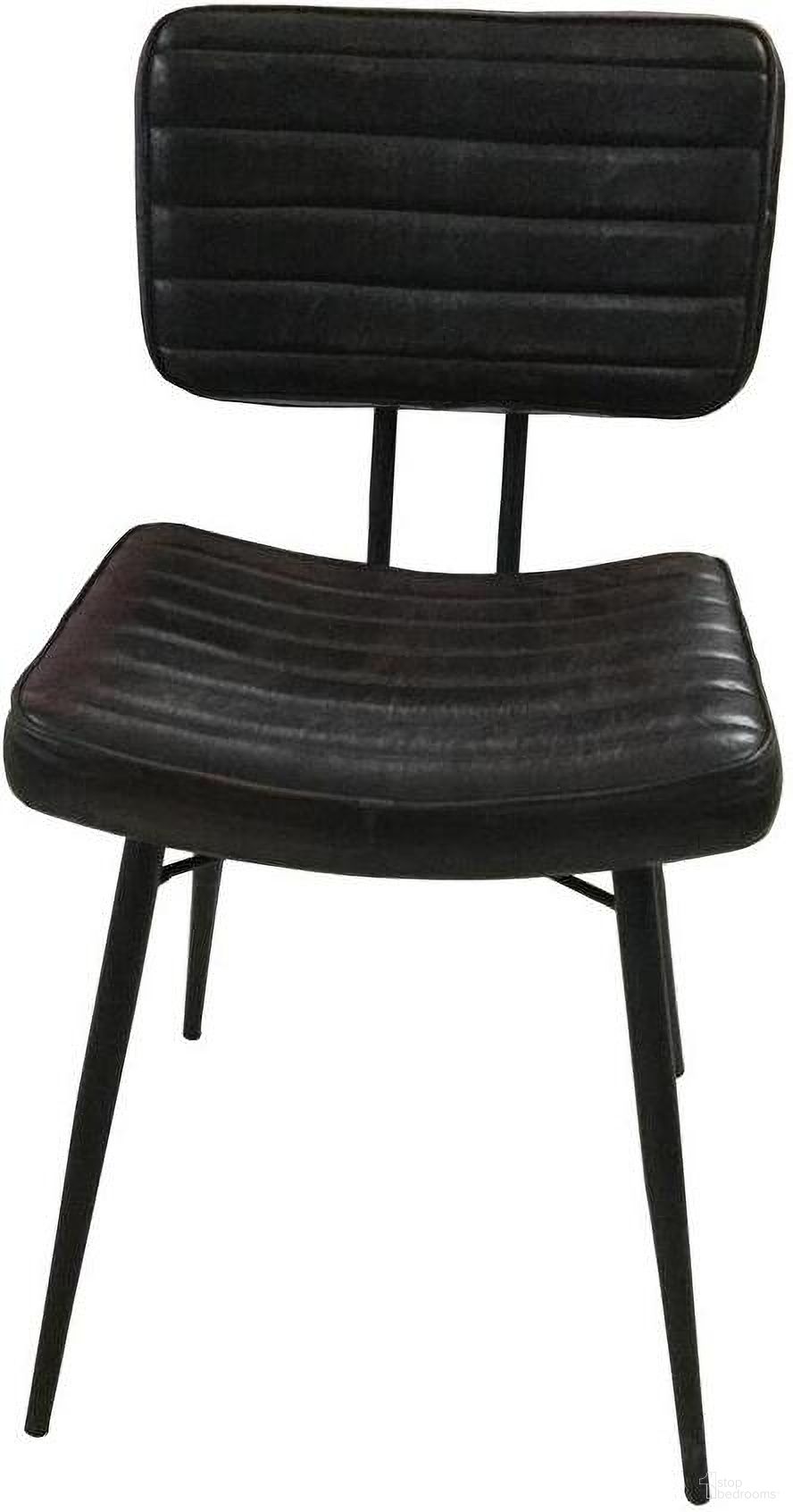 The appearance of Misty Padded Side Chairs Espresso and Black Set of 2 designed by Coaster in the industrial interior design. This espresso piece of furniture  was selected by 1StopBedrooms from Misty Collection to add a touch of cosiness and style into your home. Sku: 110652. Material: Upholstered. Chair Type: Side Chair.