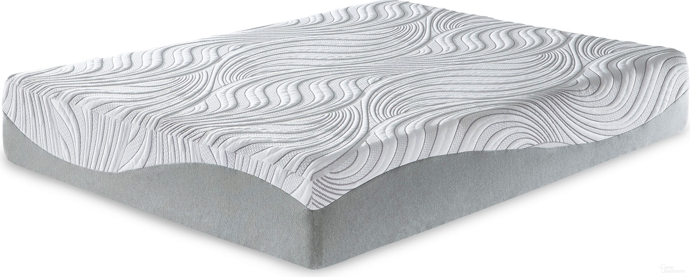 The appearance of 12 Inch Memory Foam White California King Mattress designed by Signature Design by Ashley in the traditional interior design. This white piece of furniture was selected by 1StopBedrooms from Memory Foam Collection to add a touch of cosiness and style into your home. Sku: M59351. Material: Fabric. Bed Size: California King. Mattress Size: California King. Comfort Level: Medium. Mattress Top: Memory Foam Top. Mattress Type: Memory Foam. Mattress Thickness: 12". Comfort Level: Medium.