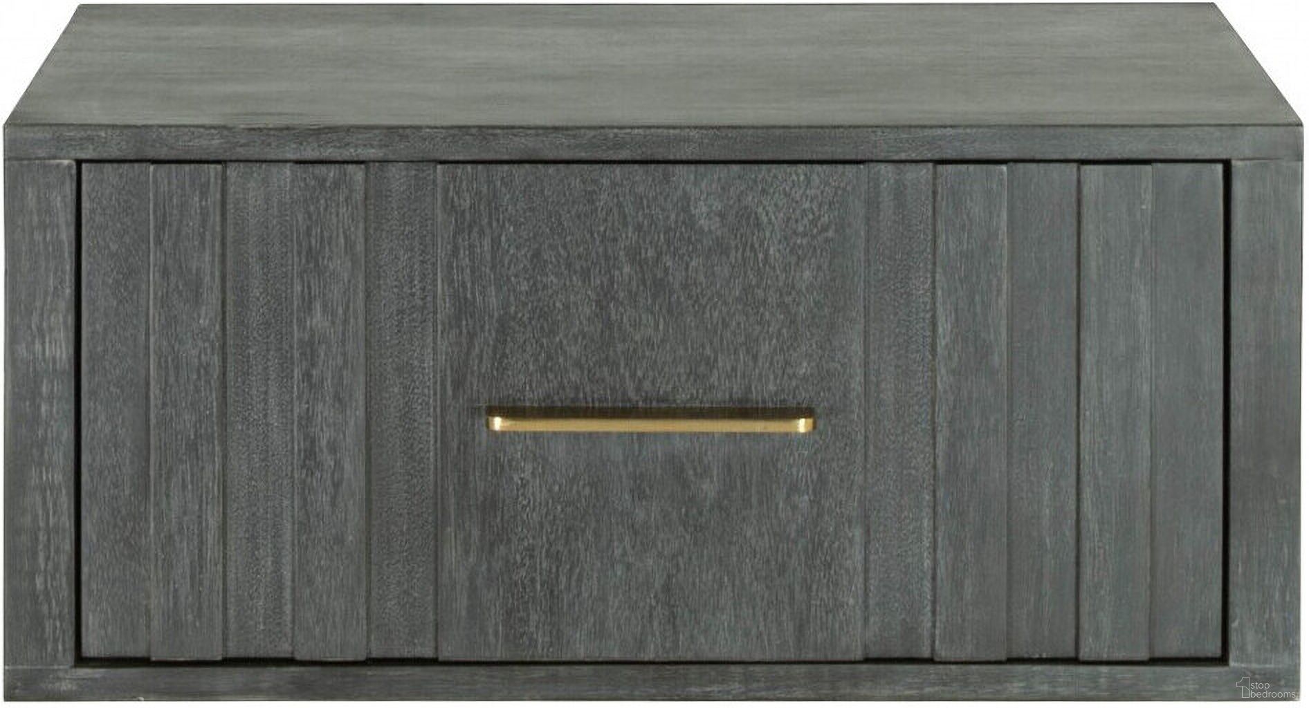 The appearance of 12 Inch Solid and Manufactured Wood One Drawer Nightstand In Gray designed by Homeroots in the transitional interior design. This gray piece of furniture  was selected by 1StopBedrooms from  to add a touch of cosiness and style into your home. Sku: 491589. Material: Wood.