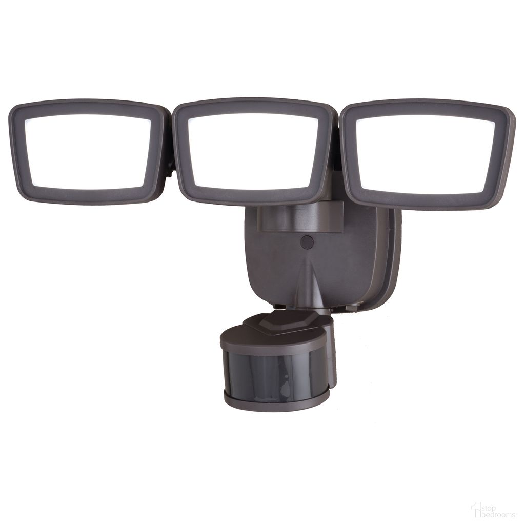 The appearance of 13.25 Inch 3 Light LED CCT Adj. Outdoor Motion Sensor Security Flood Light In Bronze designed by Vaxcel in the transitional interior design. This bronze piece of furniture was selected by 1StopBedrooms from Outdoor Security Collection to add a touch of cosiness and style into your home. Sku: T0703. Material: Plastic.