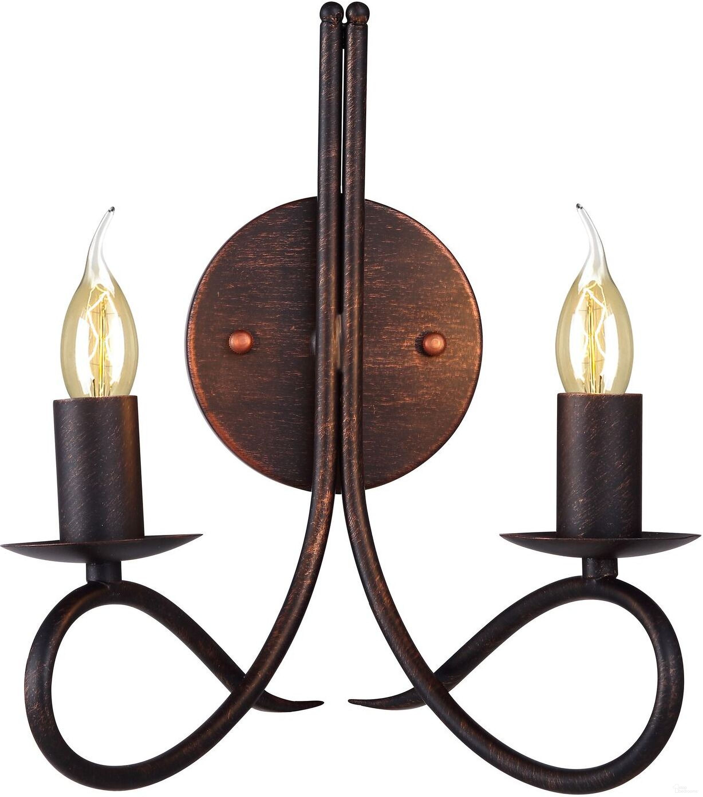Lyndon 10" Dark Bronze 2 Light Wall Sconce