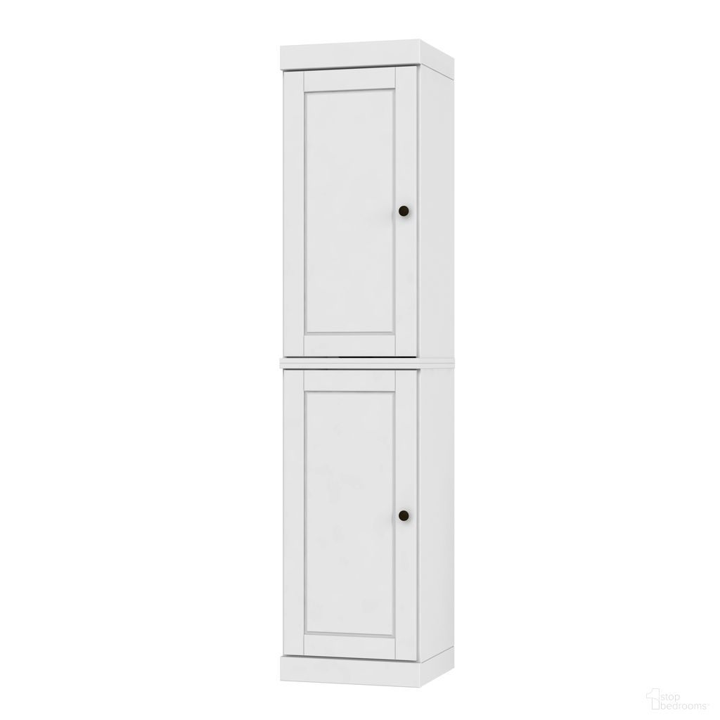 The appearance of 16.5 Inch Pantry Cabinet with Raised Panel Doors and Adjustable Shelves In White designed by Palace Imports in the modern / contemporary interior design. This white piece of furniture was selected by 1StopBedrooms from to add a touch of cosiness and style into your home. Sku: 9801. Material: Solid Pine Wood.