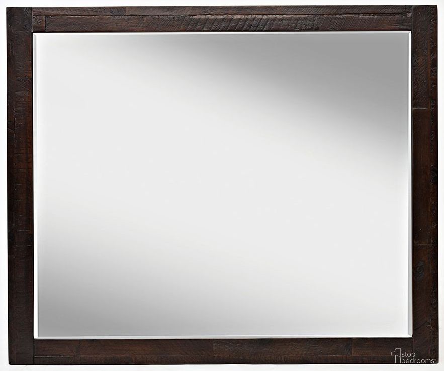 The appearance of Jackson Distressed Acacia Master Mirror In Distressed Dark Brown designed by Jofran in the rustic / southwestern interior design. This distressed dark brown piece of furniture  was selected by 1StopBedrooms from Jackson Lodge Collection to add a touch of cosiness and style into your home. Sku: 1605-25. Material: Acacia.