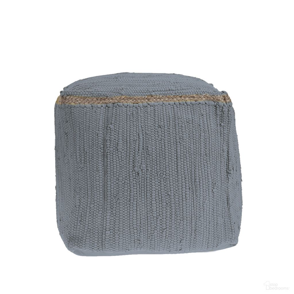 The appearance of 18 Inch Cotton and Jute Cube Pouf Ottoman In Dark Gray and Natural designed by Homeroots in the modern / contemporary interior design. This dark gray and natural piece of furniture was selected by 1StopBedrooms from to add a touch of cosiness and style into your home. Sku: 551554. Material: Cotton.