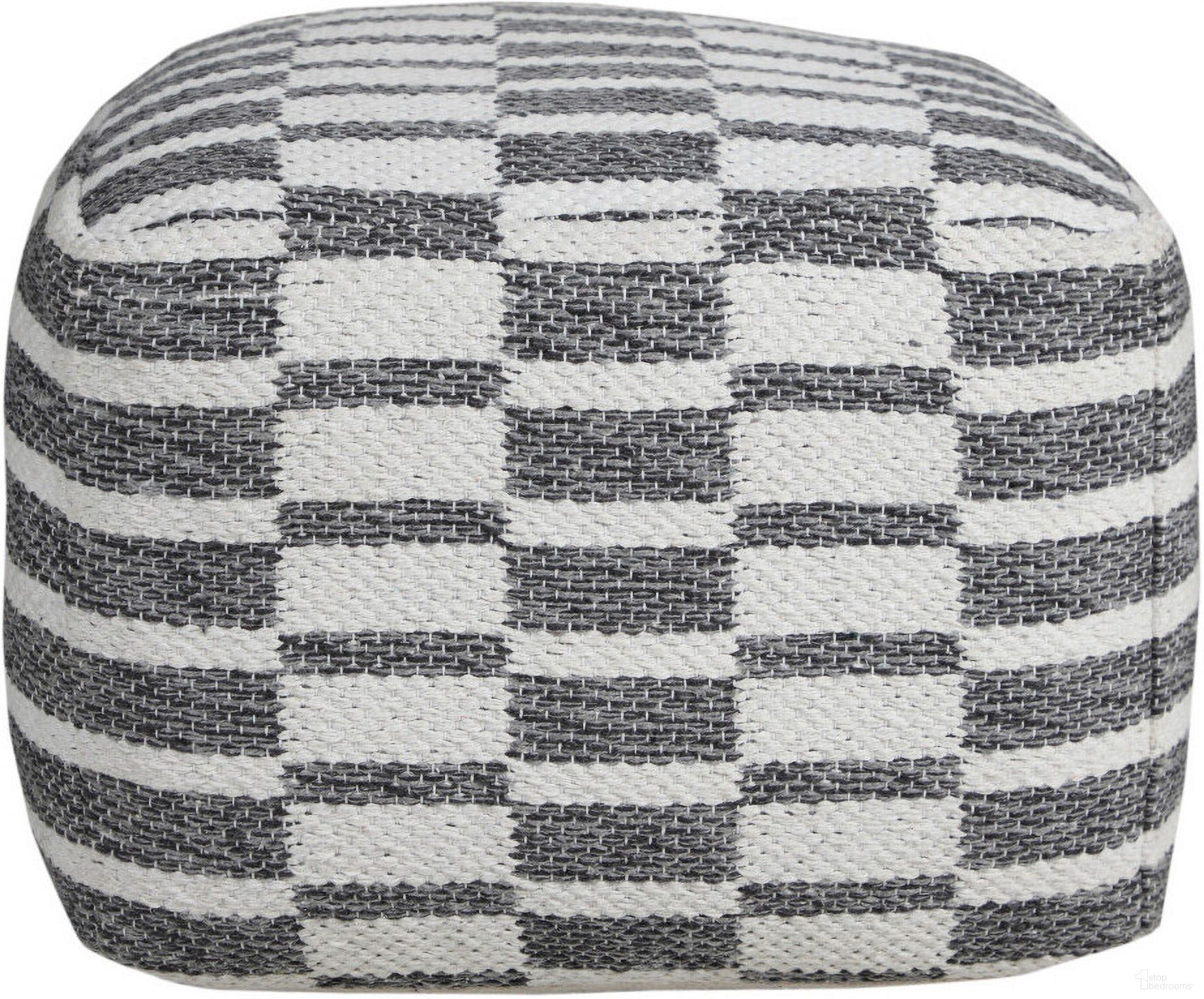 The appearance of 18 Inch Cotton Geometric Pouf Ottoman In Gray designed by Homeroots in the modern / contemporary interior design. This gray piece of furniture  was selected by 1StopBedrooms from  to add a touch of cosiness and style into your home. Sku: 517932. Material: Cotton.