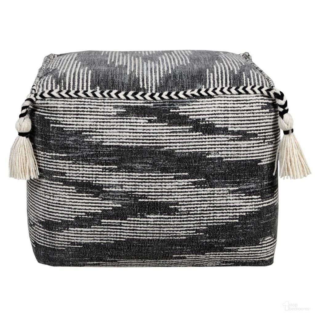 The appearance of 18 Inch Cotton Striped Pouf Ottoman In Gray designed by Homeroots in the modern / contemporary interior design. This gray piece of furniture was selected by 1StopBedrooms from to add a touch of cosiness and style into your home. Sku: 517956. Material: Cotton.