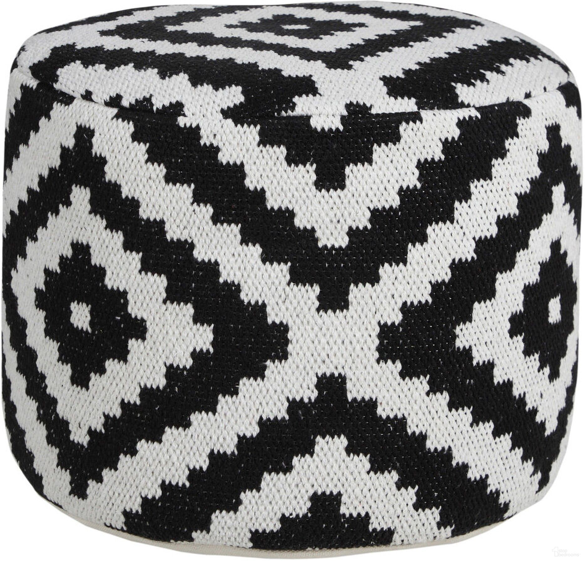 The appearance of 18 Inch Cylinder Geometric Pouf Ottoman In Black designed by Homeroots in the modern / contemporary interior design. This black piece of furniture was selected by 1StopBedrooms from to add a touch of cosiness and style into your home. Sku: 517934. Material: Fabric.
