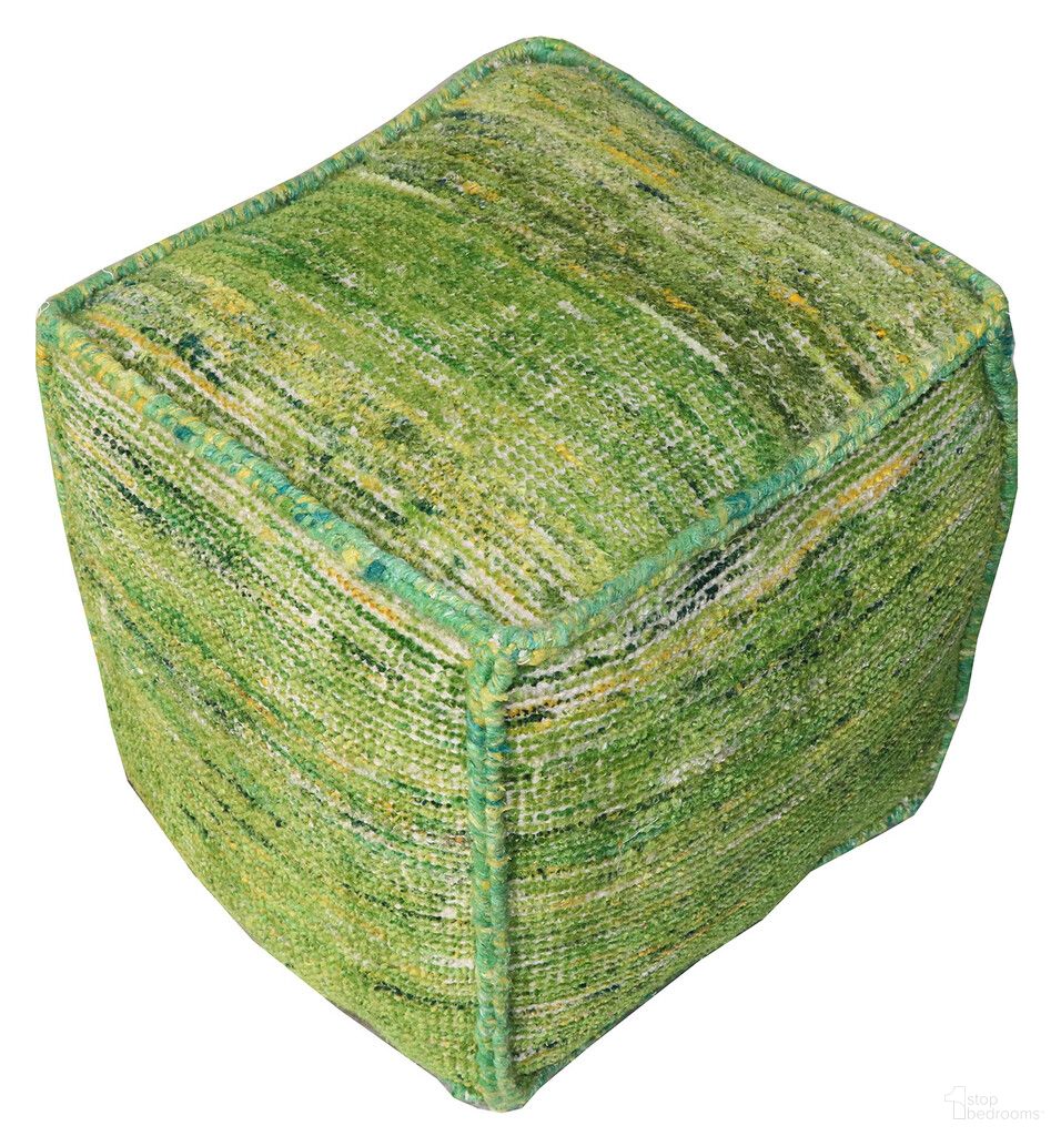 The appearance of 18 Inch Recycled Silk and Cotton Blend Cube Pouf Ottoman In Green designed by Homeroots in the modern / contemporary interior design. This green piece of furniture was selected by 1StopBedrooms from to add a touch of cosiness and style into your home. Sku: 488733. Material: Silk.