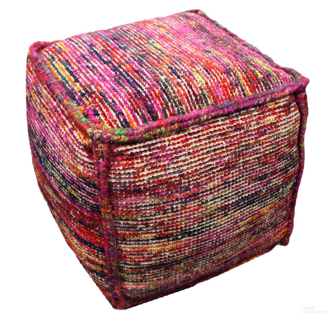 The appearance of 18 Inch Wool Cube Pouf Ottoman In Pink designed by Homeroots in the modern / contemporary interior design. This pink piece of furniture was selected by 1StopBedrooms from to add a touch of cosiness and style into your home. Sku: 488726. Material: Wool.