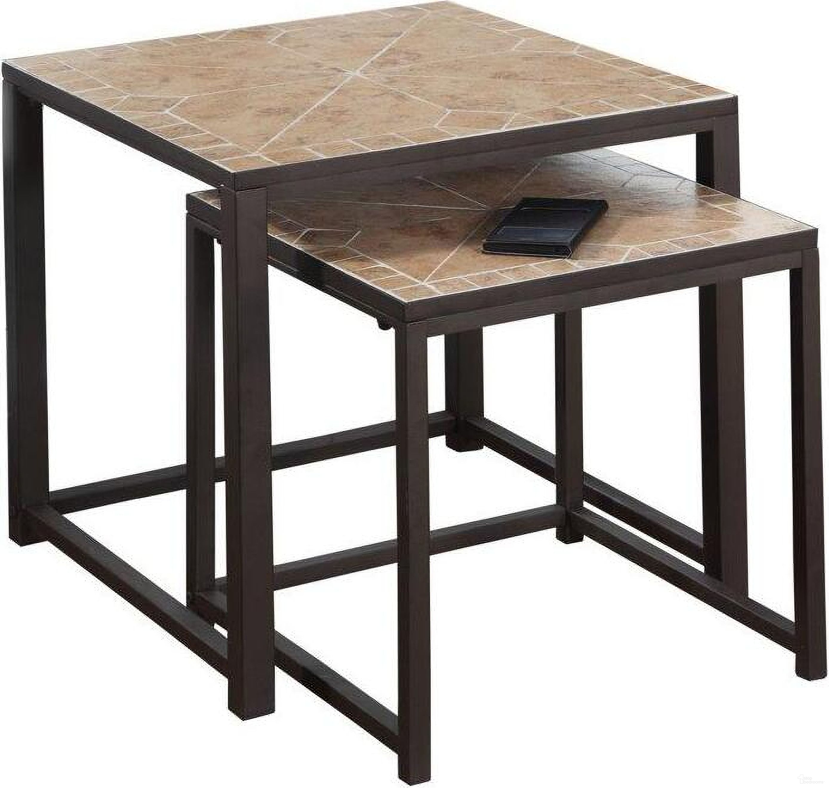 2 Piece Nesting Table In Terracotta