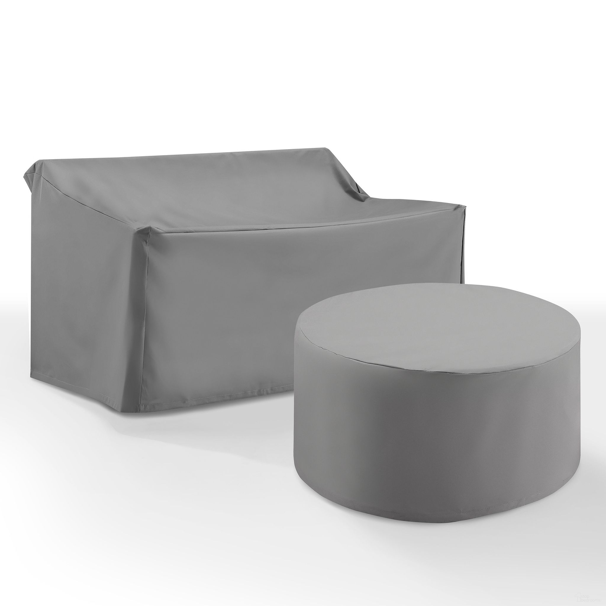 The appearance of 2 Piece Outdoor Furniture Cover Set In Gray designed by Crosley Brands in the modern / contemporary interior design. This gray piece of furniture was selected by 1StopBedrooms from Furniture Covers Collection to add a touch of cosiness and style into your home. Sku: CO7501-GY;CO7508-GY. Material: PVC.