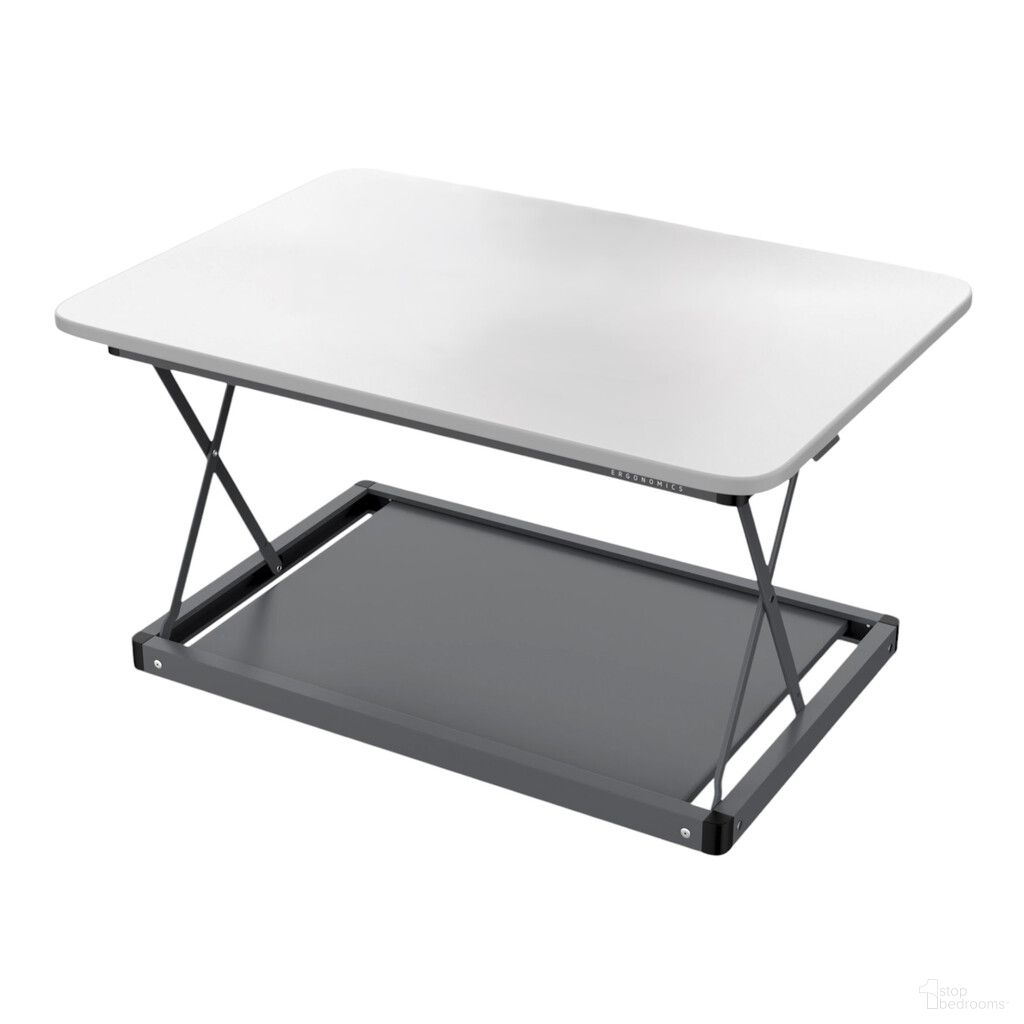 The appearance of 20 Inch Adjustable Stainless Steel Standing Desk Converter In White and Silver designed by Homeroots in the modern / contemporary interior design. This white and silver piece of furniture was selected by 1StopBedrooms from to add a touch of cosiness and style into your home. Sku: 397754. Material: Stainless Steel.