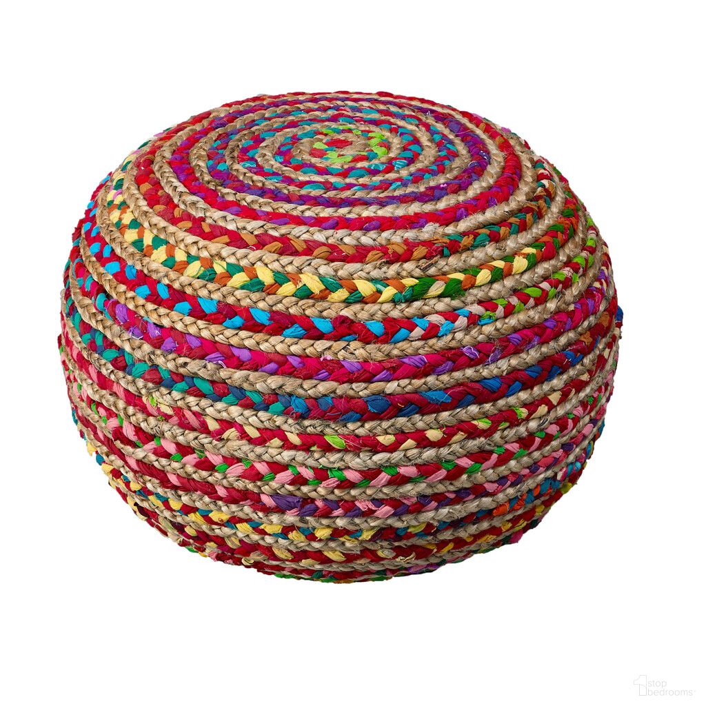 The appearance of 20 Inch Cotton Blend Round Striped Pouf Ottoman In Rainbow designed by Homeroots in the modern / contemporary interior design. This rainbow piece of furniture was selected by 1StopBedrooms from to add a touch of cosiness and style into your home. Sku: 517948. Material: Cotton.