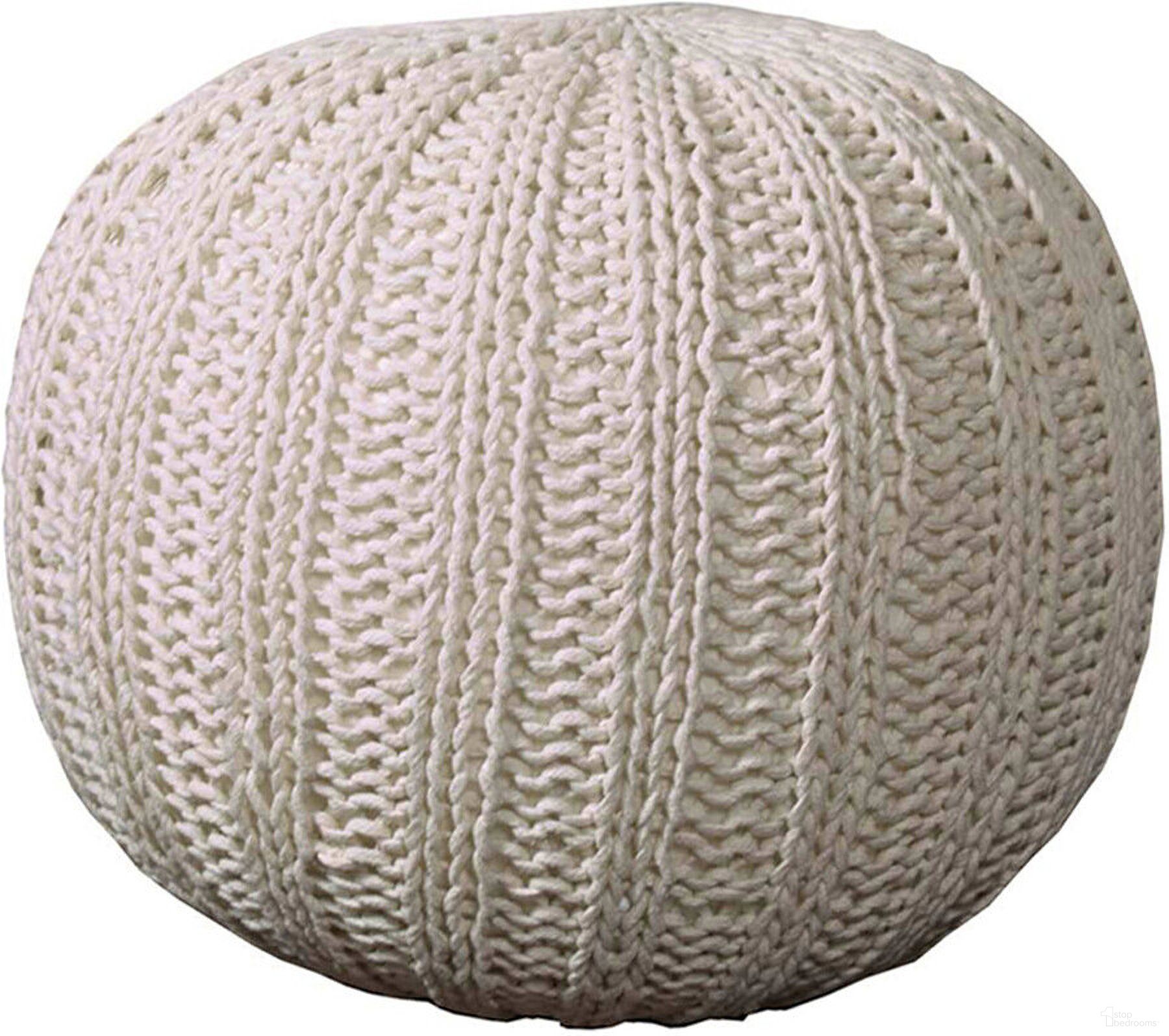 The appearance of 20 Inch Cotton Round Pouf Ottoman In Beige designed by Homeroots in the modern / contemporary interior design. This beige piece of furniture was selected by 1StopBedrooms from to add a touch of cosiness and style into your home. Sku: 517880. Material: Cotton.
