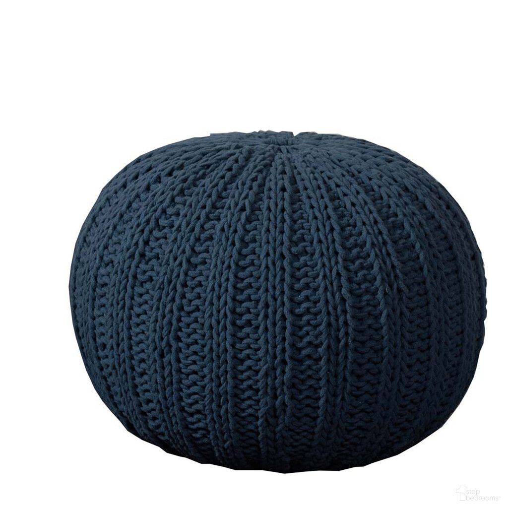 The appearance of 20 Inch Cotton Round Pouf Ottoman In Blue designed by Homeroots in the modern / contemporary interior design. This blue piece of furniture was selected by 1StopBedrooms from to add a touch of cosiness and style into your home. Sku: 517882. Material: Cotton.
