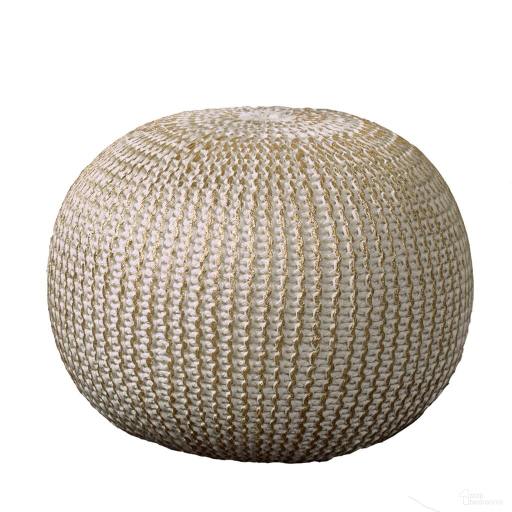 The appearance of 20 Inch Cotton Round Pouf Ottoman In Gold designed by Homeroots in the modern / contemporary interior design. This gold piece of furniture was selected by 1StopBedrooms from to add a touch of cosiness and style into your home. Sku: 517883. Material: Cotton.