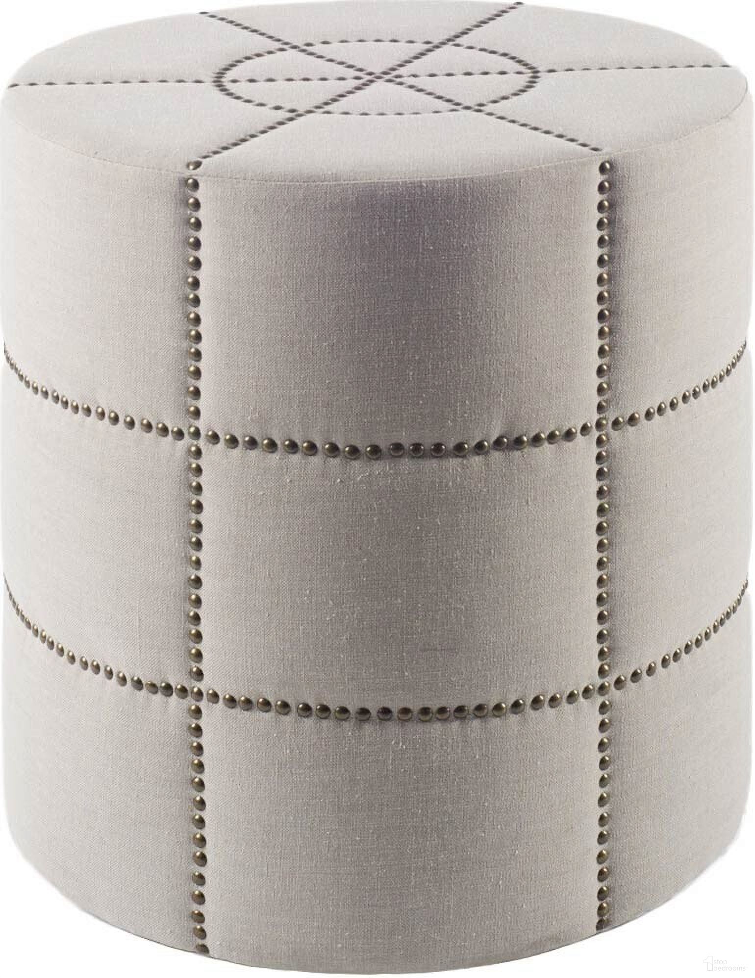 The appearance of 20 Inch Fabric Tufted Round Footstool In Cream designed by Homeroots in the transitional interior design. This cream piece of furniture  was selected by 1StopBedrooms from  to add a touch of cosiness and style into your home. Sku: 394241. Material: Fabric.