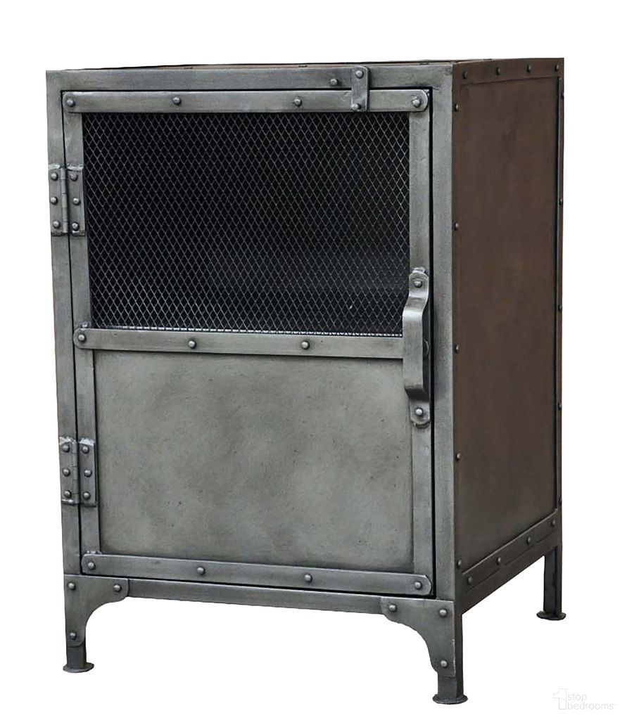 The appearance of 20 Inch Metal Accent Cabinet with Two Shelves In Silver designed by Homeroots in the modern / contemporary interior design. This silver piece of furniture was selected by 1StopBedrooms from to add a touch of cosiness and style into your home. Sku: 489017. Material: Metal.