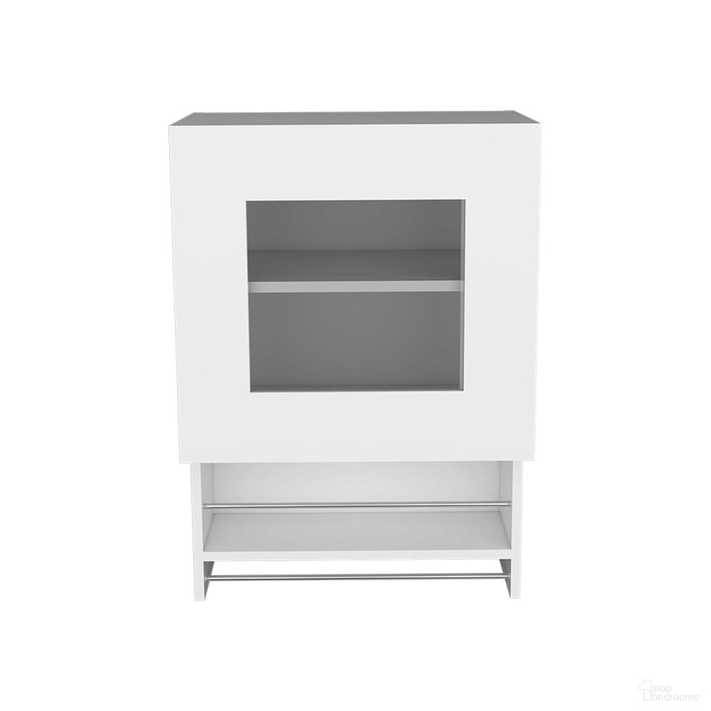 The appearance of 20 Inch Wall mounted Accent Cabinet with One Shelf In White designed by Homeroots in the modern / contemporary interior design. This white piece of furniture was selected by 1StopBedrooms from to add a touch of cosiness and style into your home. Sku: 526167. Material: Wood.