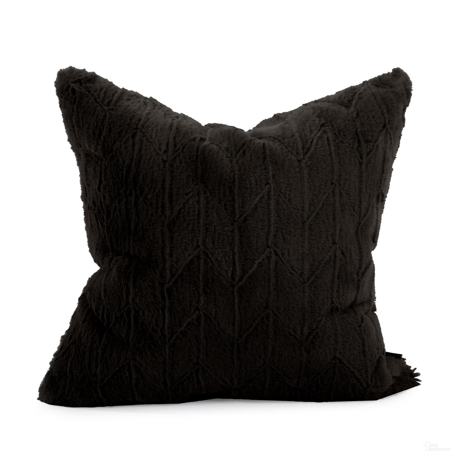 The appearance of 20 x 20 Angora Ebony Pillow - Poly Insert designed by Howard Elliott in the interior design. This ebony piece of furniture was selected by 1StopBedrooms from Angora Collection to add a touch of cosiness and style into your home. Sku: 2-1090. Material: Polyester.