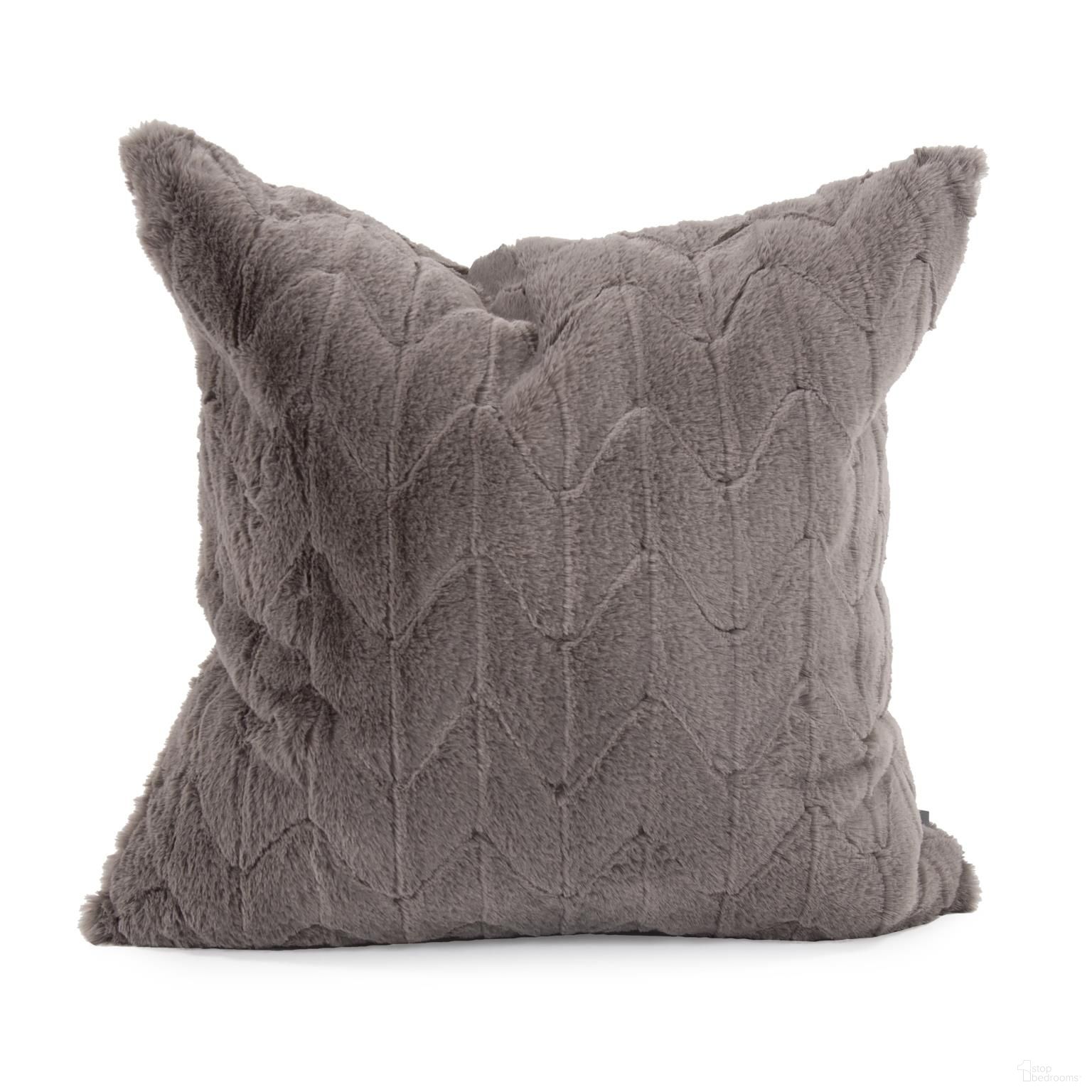 The appearance of 20 x 20 Angora Stone Pillow - Down Insert designed by Howard Elliott in the modern / contemporary interior design. This stone piece of furniture was selected by 1StopBedrooms from Angora Collection to add a touch of cosiness and style into your home. Sku: 2-1093F. Material: Polyester.