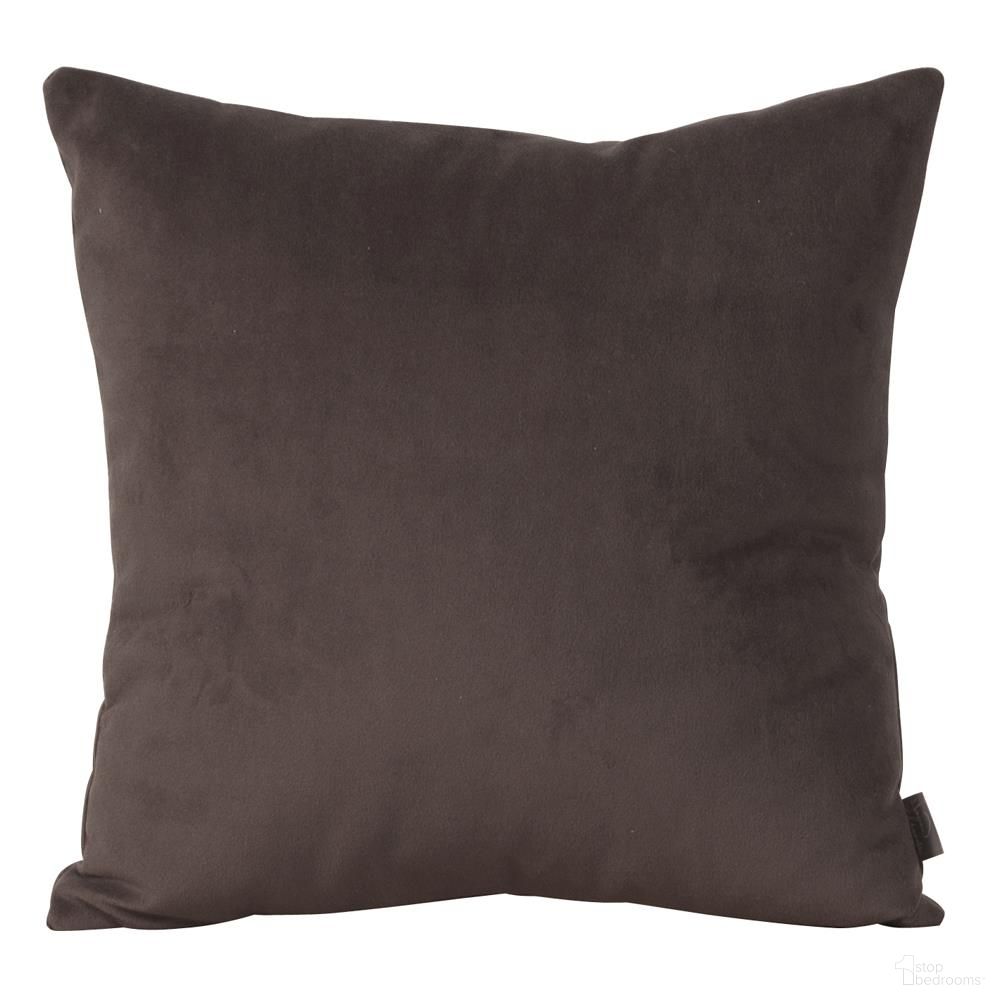 The appearance of 20 x 20 Pillow Bella In Chocolate - Down Insert designed by Howard Elliott in the modern / contemporary interior design. This chocolate piece of furniture was selected by 1StopBedrooms from Bella Collection to add a touch of cosiness and style into your home. Sku: 2-220F. Material: Polyester.