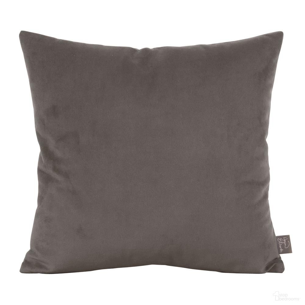 The appearance of 20 x 20 Pillow Bella Pewter - Down Insert designed by Howard Elliott in the modern / contemporary interior design. This pewter piece of furniture was selected by 1StopBedrooms from Bella Collection to add a touch of cosiness and style into your home. Sku: 2-225F. Material: Polyester.