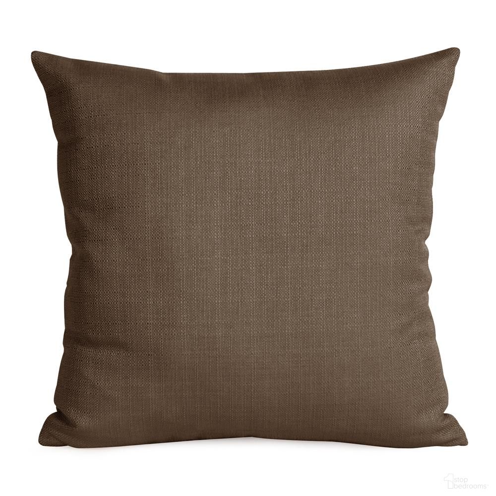 The appearance of 20 x 20 Pillow Sterling In Chocolate - Poly Insert designed by Howard Elliott in the modern / contemporary interior design. This chocolate piece of furniture was selected by 1StopBedrooms from Sterling Collection to add a touch of cosiness and style into your home. Sku: 2-202. Material: Polyester.