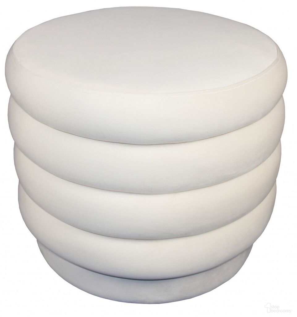 The appearance of 21 Inch Velvet Tufted Round Cocktail Ottoman In White designed by Homeroots in the modern / contemporary interior design. This white piece of furniture was selected by 1StopBedrooms from to add a touch of cosiness and style into your home. Sku: 489302. Material: Velvet.