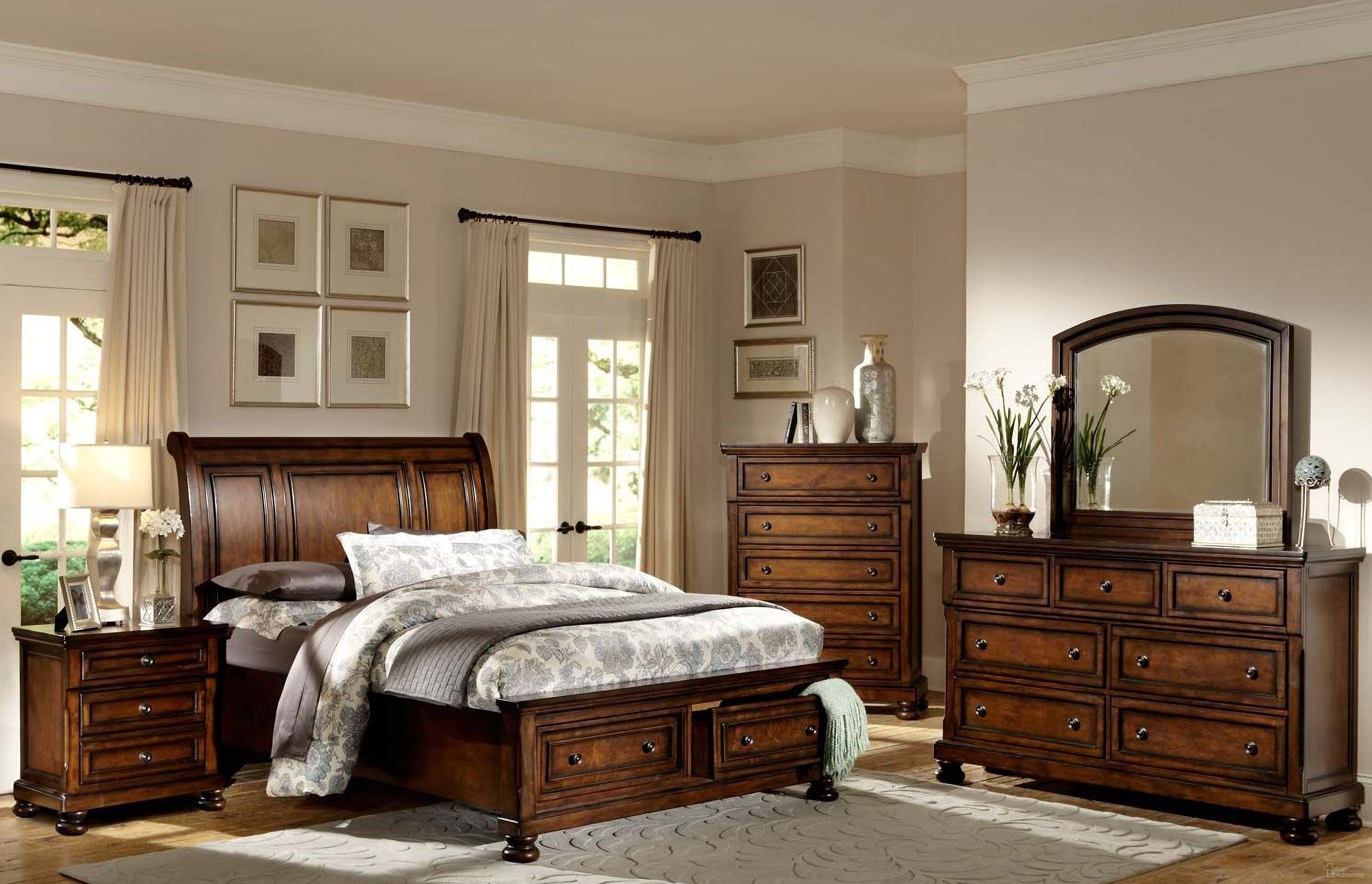 The appearance of Cumberland Brown Youth Panel Storage Bedroom Set designed by Homelegance in the transitional interior design. This brown piece of furniture was selected by 1StopBedrooms from Cumberland Collection to add a touch of cosiness and style into your home. Sku: 2159F-1;2159F-2NF;2159T-3;2159-4. Bed Type: Storage Bed. Material: Wood. Bed Size: Full.
