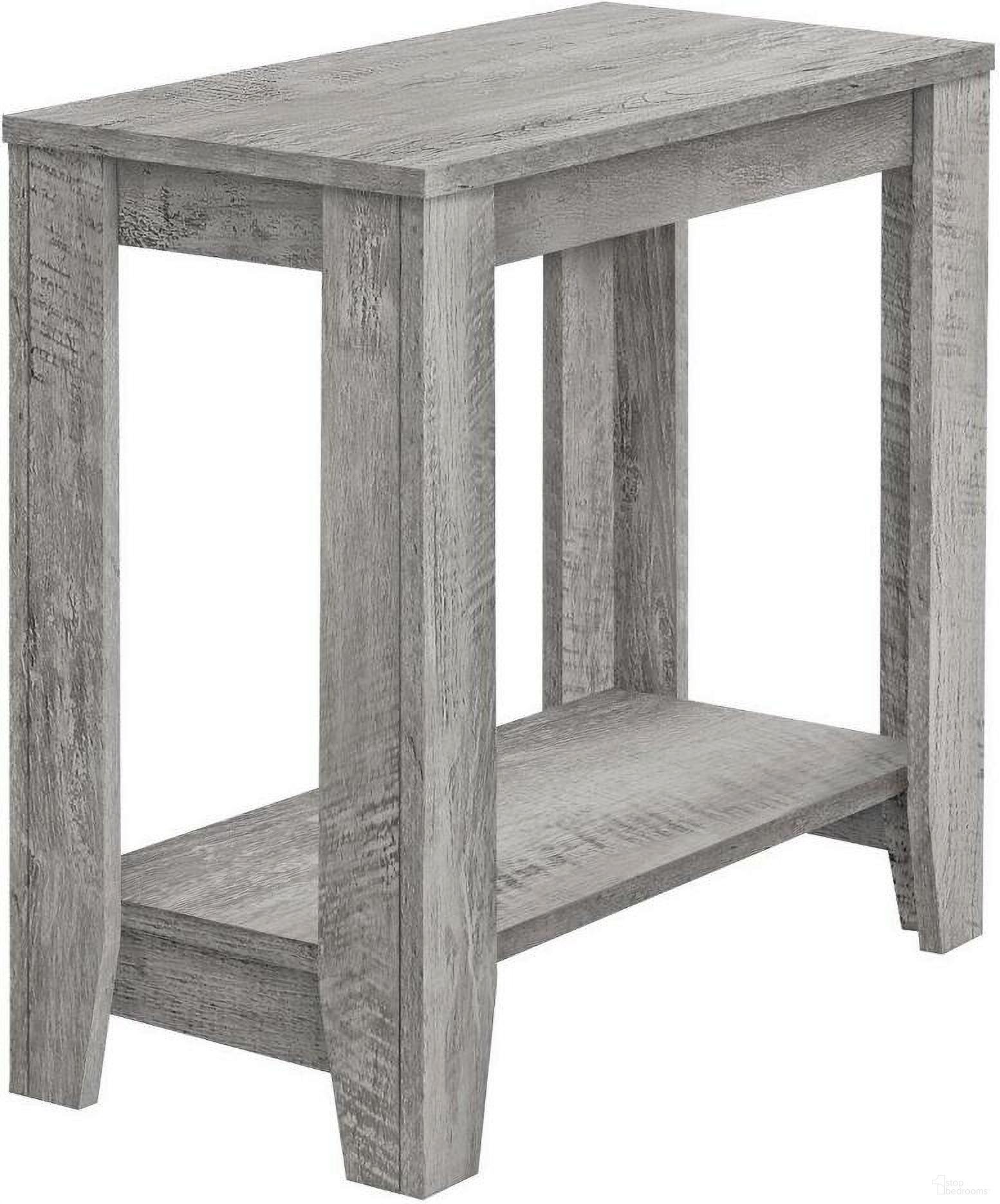 22 Inch Accentt Table In Industrial Grey
