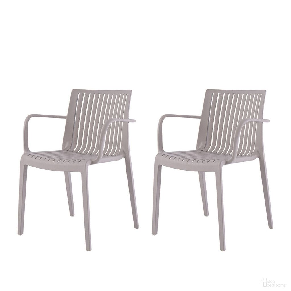 The appearance of 22 Inch Heavy Duty Plastic Outdoor Stacking Arm Chairs Set of 4 In Taupe designed by Homeroots in the modern / contemporary interior design. This taupe piece of furniture was selected by 1StopBedrooms from to add a touch of cosiness and style into your home. Sku: 565273. Material: Plastic.