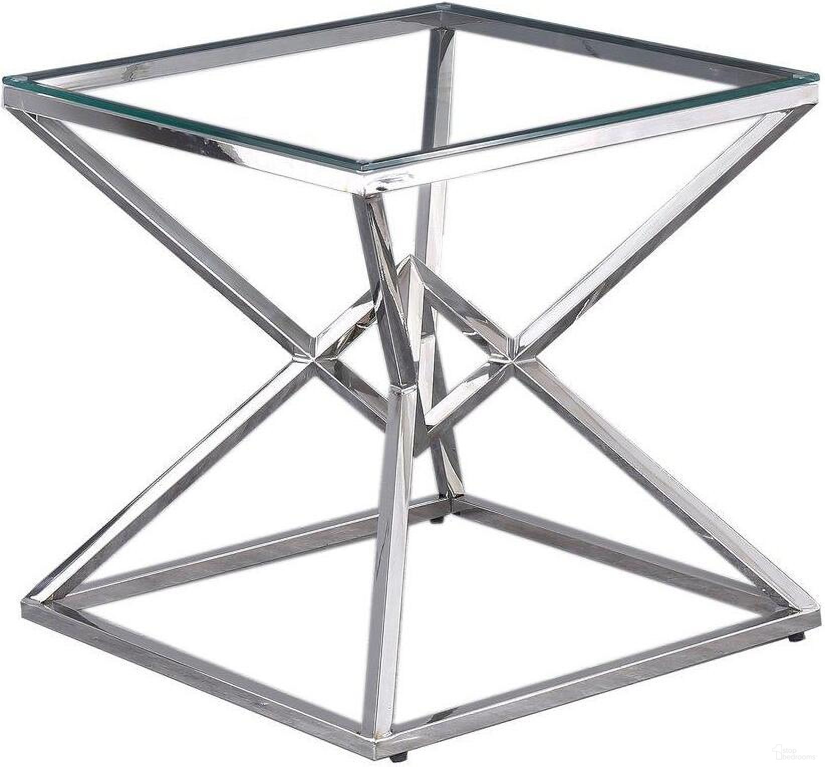 The appearance of 22 Inch Modern Clear Tempered Glass Side Table In Silver designed by Best Master Furniture in the modern / contemporary interior design. This silver piece of furniture  was selected by 1StopBedrooms from  to add a touch of cosiness and style into your home. Sku: E50S. Material: Glass.