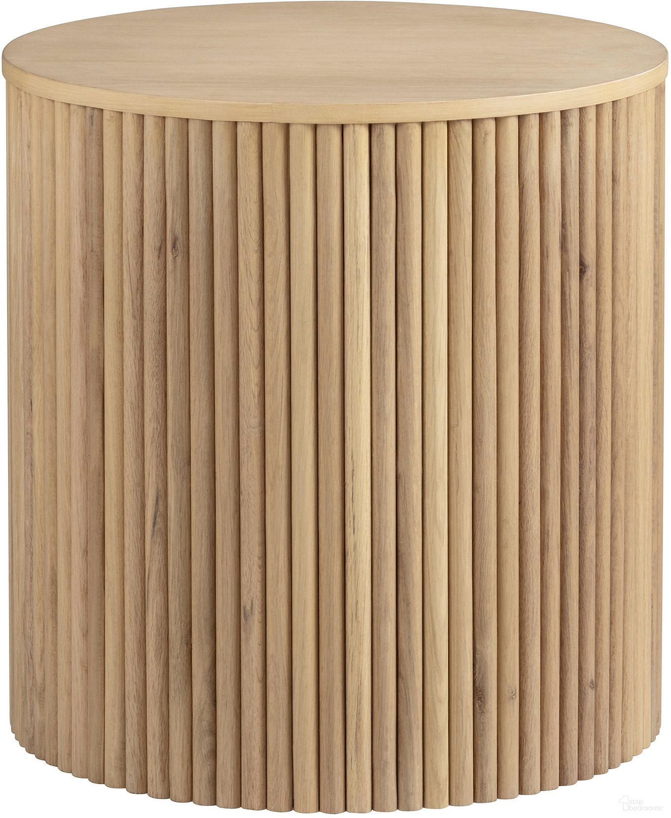 The appearance of 22 Inch Round Fluted End Table In Brown designed by Crestview Collection in the coastal interior design. This brown piece of furniture  was selected by 1StopBedrooms from  to add a touch of cosiness and style into your home. Sku: CVFNR4851.